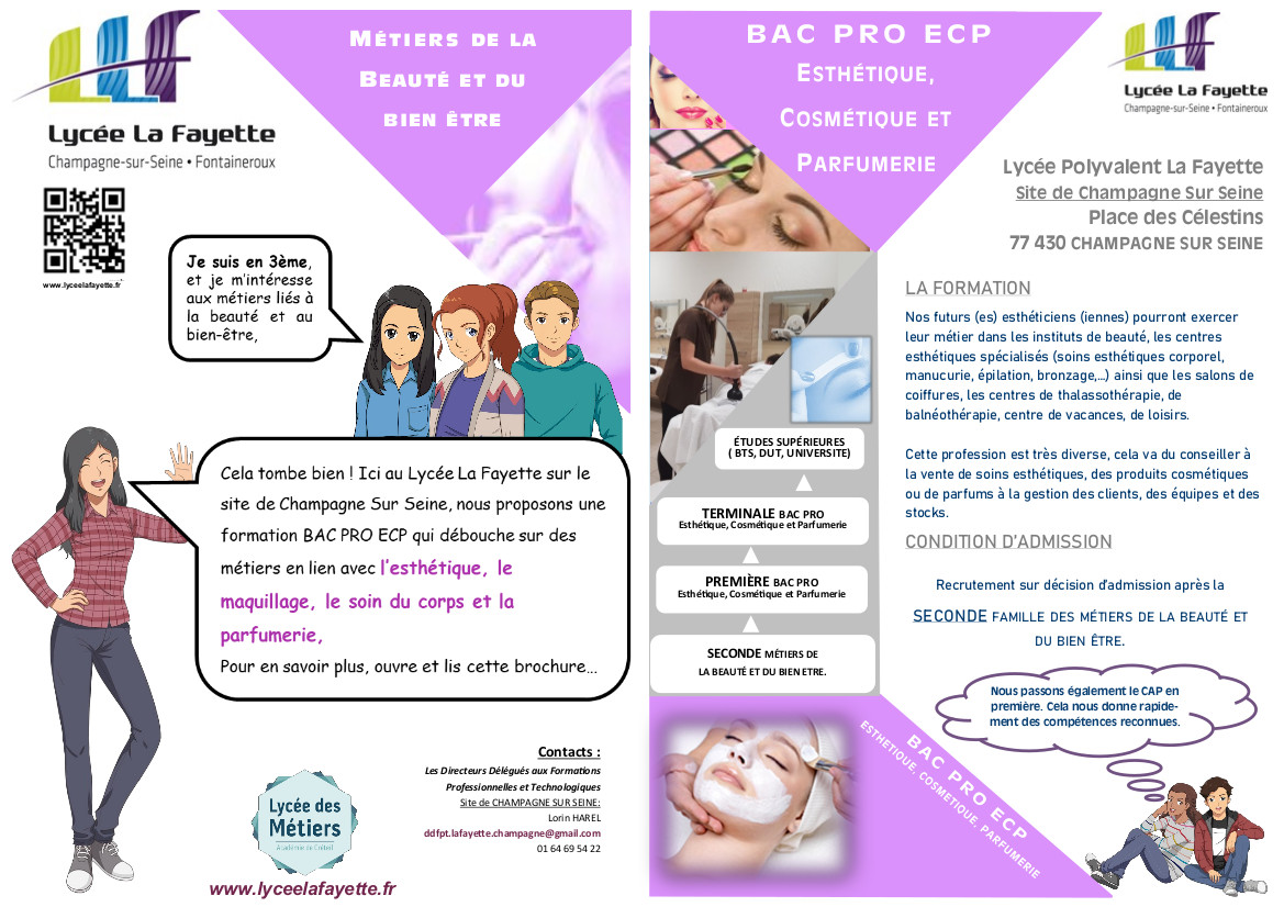 Page De Garde Biologie Esthetique Cosmetique Parfumerie