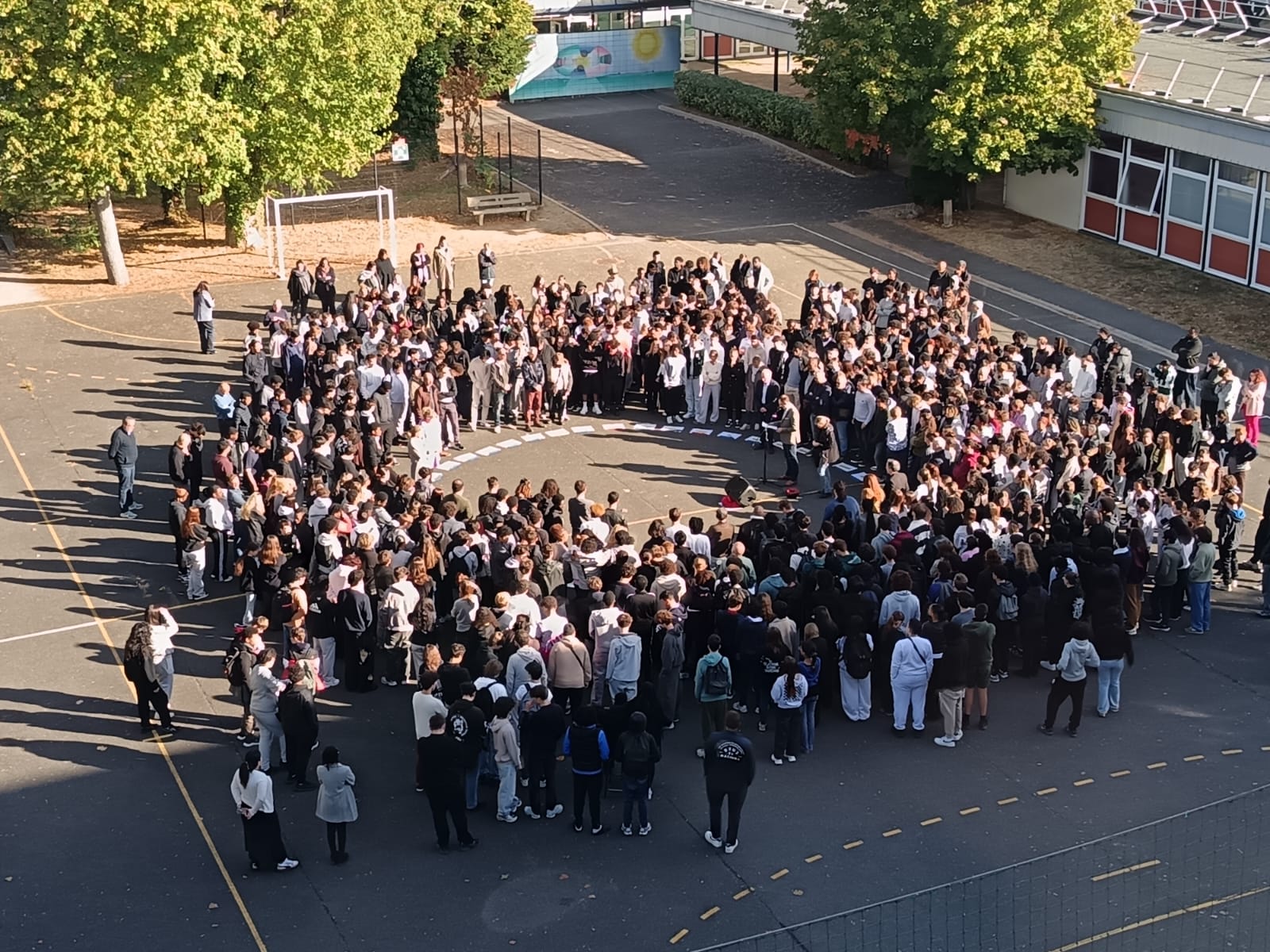 Hommage à Samuel Paty et Dominique Bernard à Champagne-sur-Seine